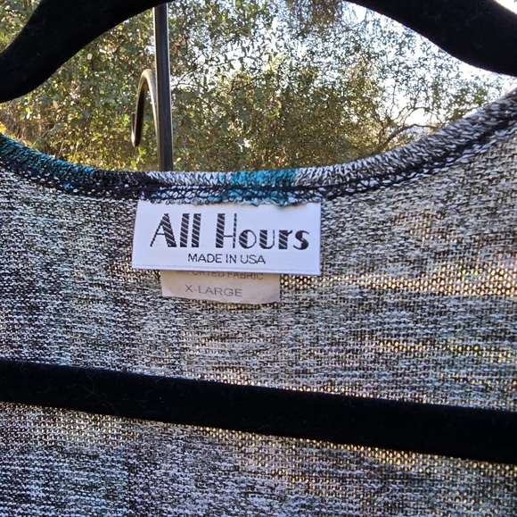 Multicolor Open Front Cardigan - Picture 3 of 5